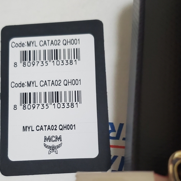 MCM Visetos Original Authentic Crossbody Bag Pouch Powder Pink & Wallet Combo - Picture 12 of 13